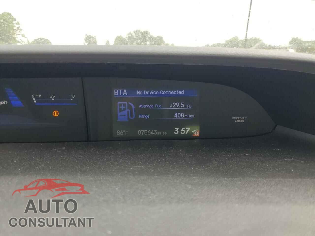 HONDA CIVIC 2013 - 19XFB2F58DE079269
