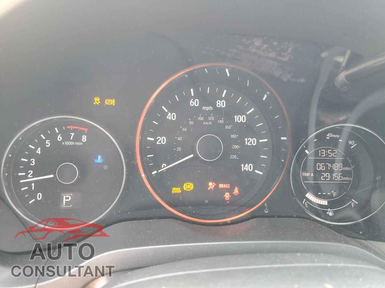 HONDA HR-V 2016 - 3CZRU6H75GM700128
