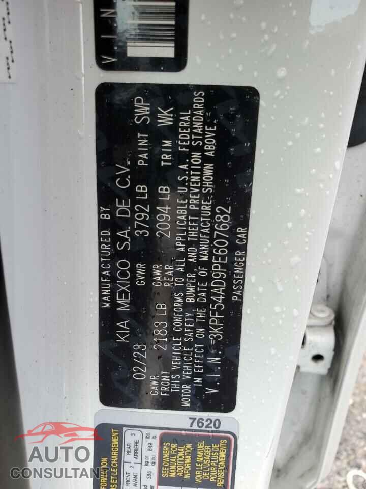 KIA FORTE 2023 - 3KPF54AD9PE607682