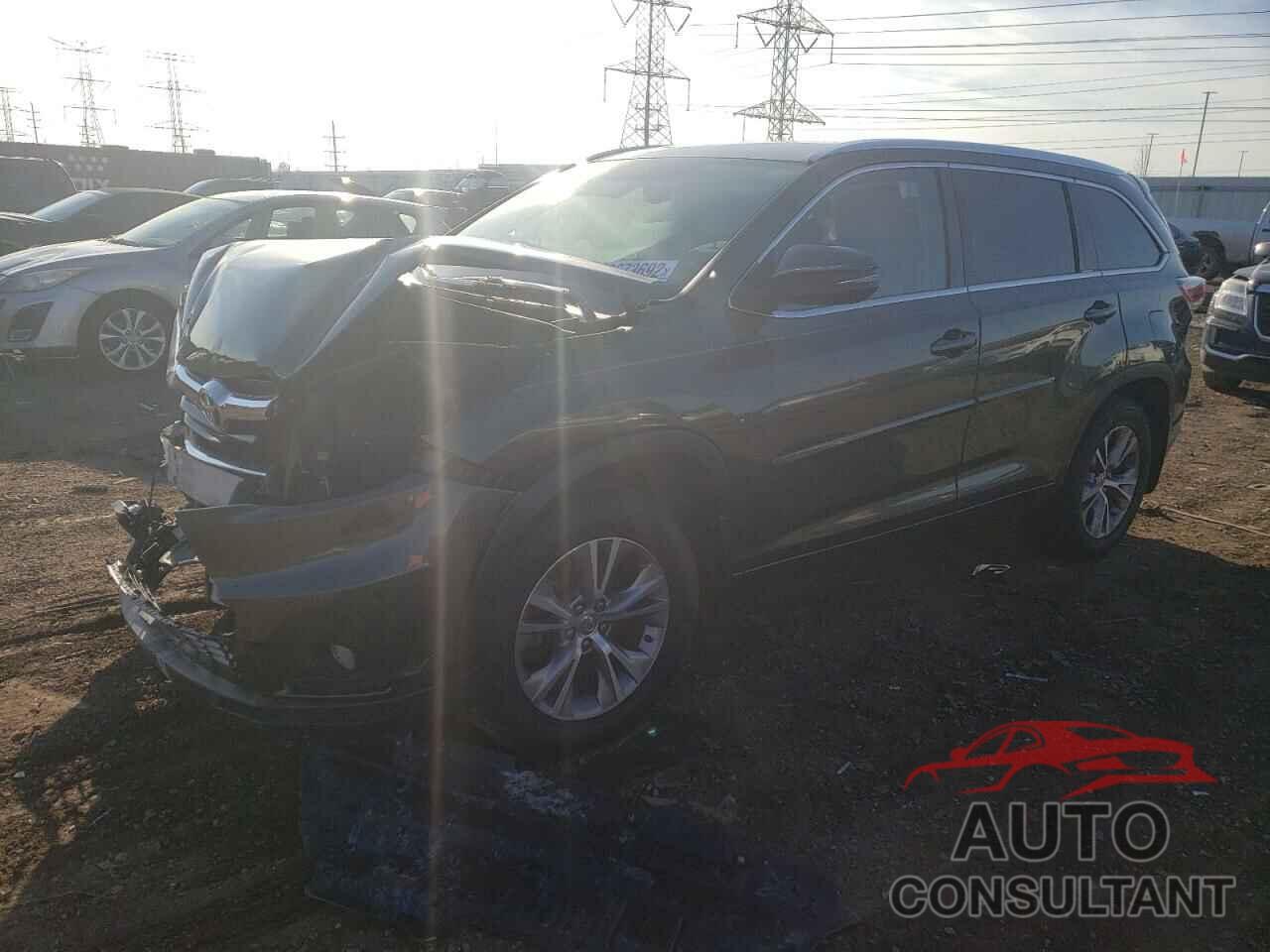 TOYOTA HIGHLANDER 2015 - 5TDJKRFH3FS120669