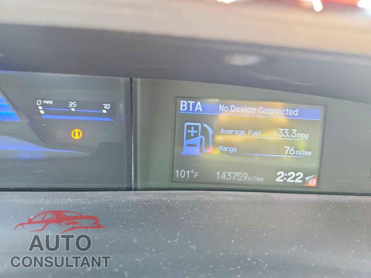 HONDA CIVIC 2013 - 19XFB2F5XDE041154