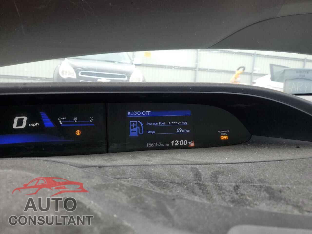 HONDA CIVIC 2012 - 19XFB2F50CE373702