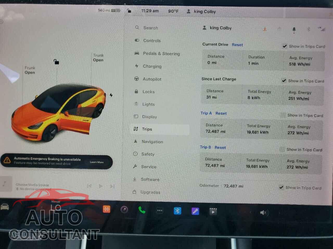 TESLA MODEL 3 2020 - 5YJ3E1EB9LF794680