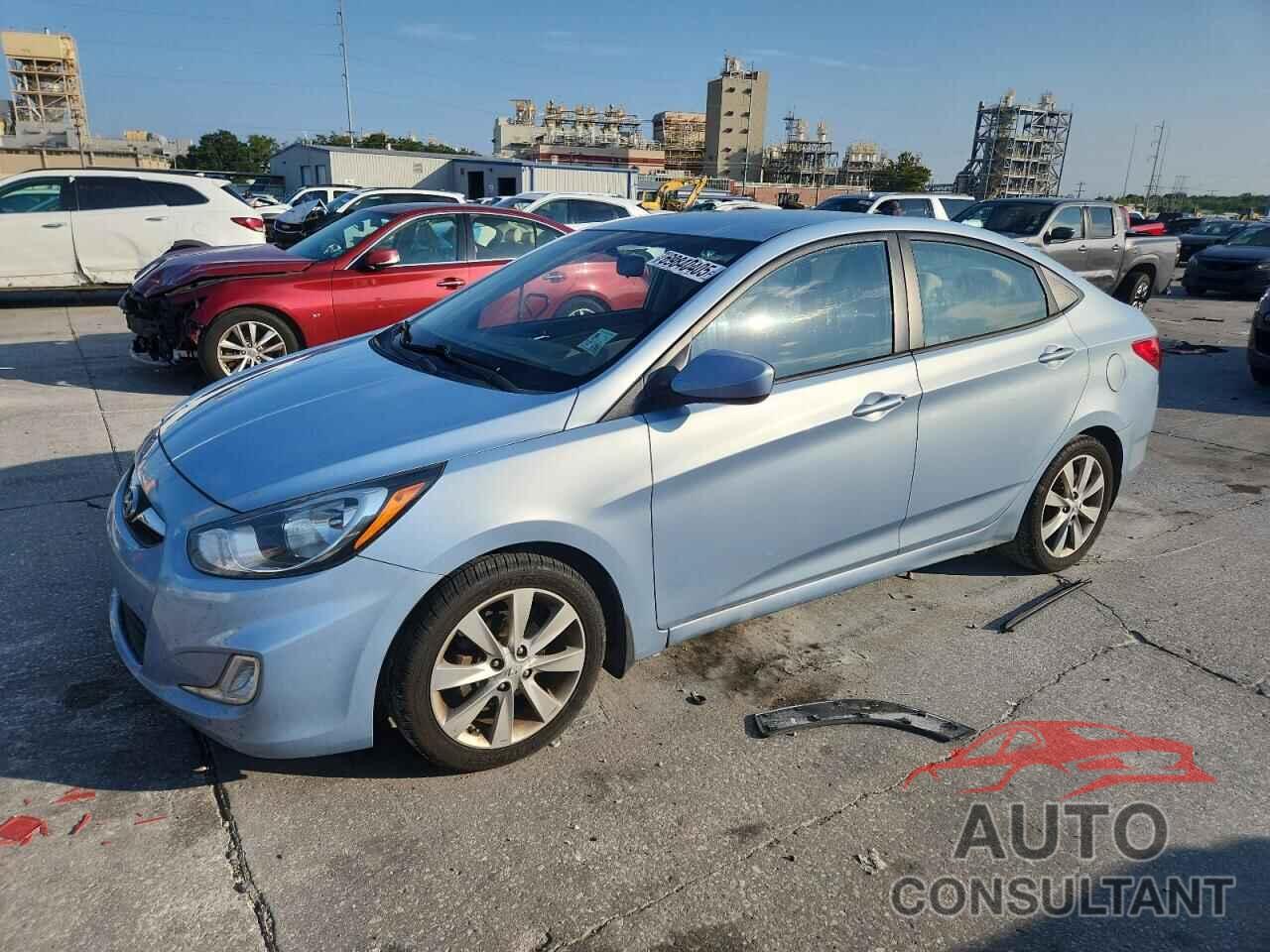HYUNDAI ACCENT 2013 - KMHCU4AE0DU376629