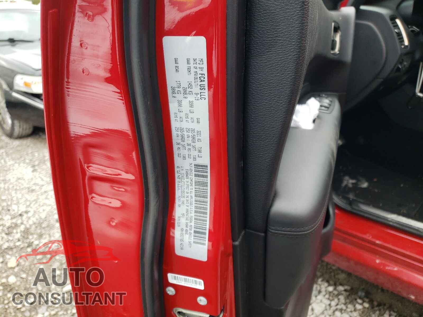 DODGE DURANGO 2020 - 1C4SDJCT1LC155135