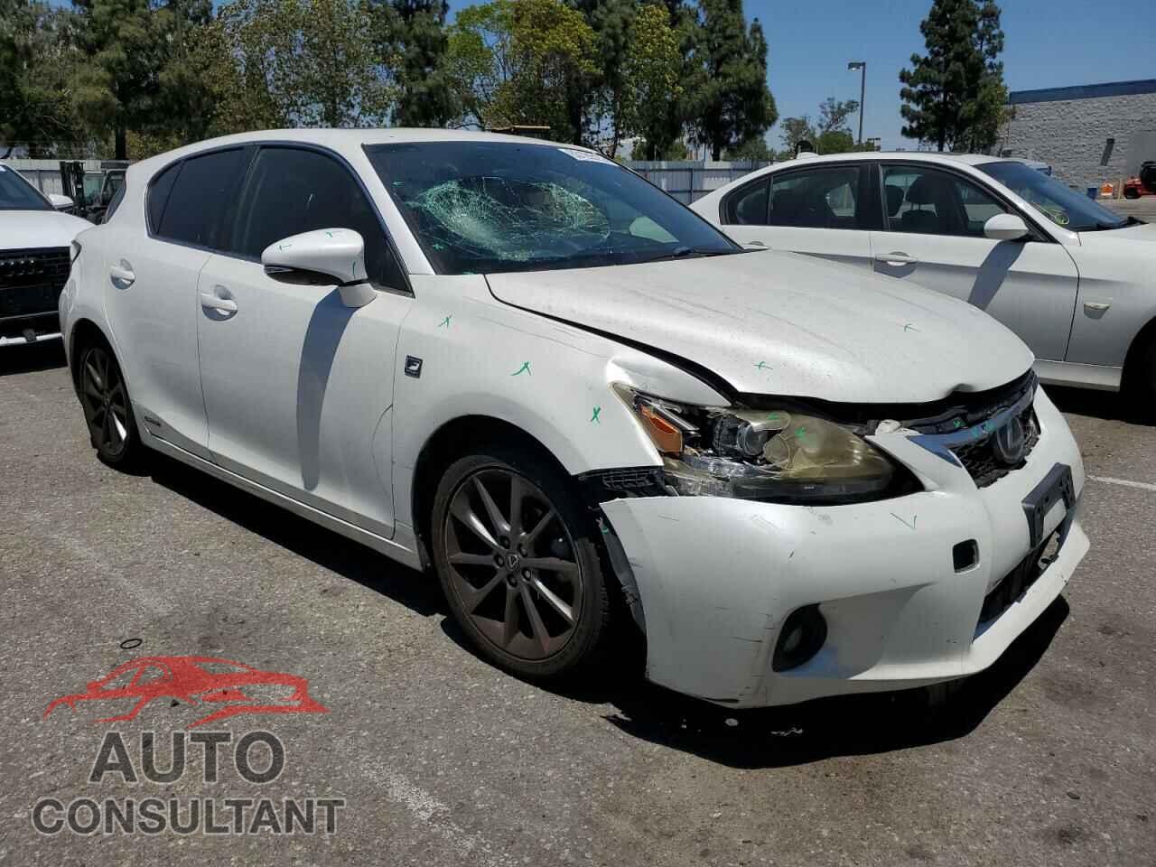 LEXUS CT 200 2012 - JTHKD5BH2C2097366