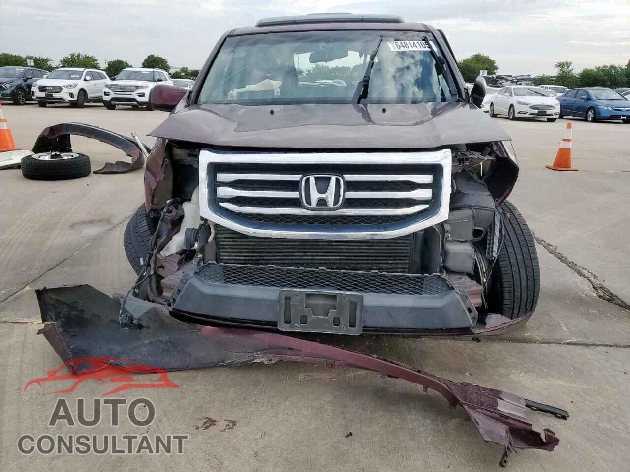 HONDA PILOT 2012 - 5FNYF3H54CB008031
