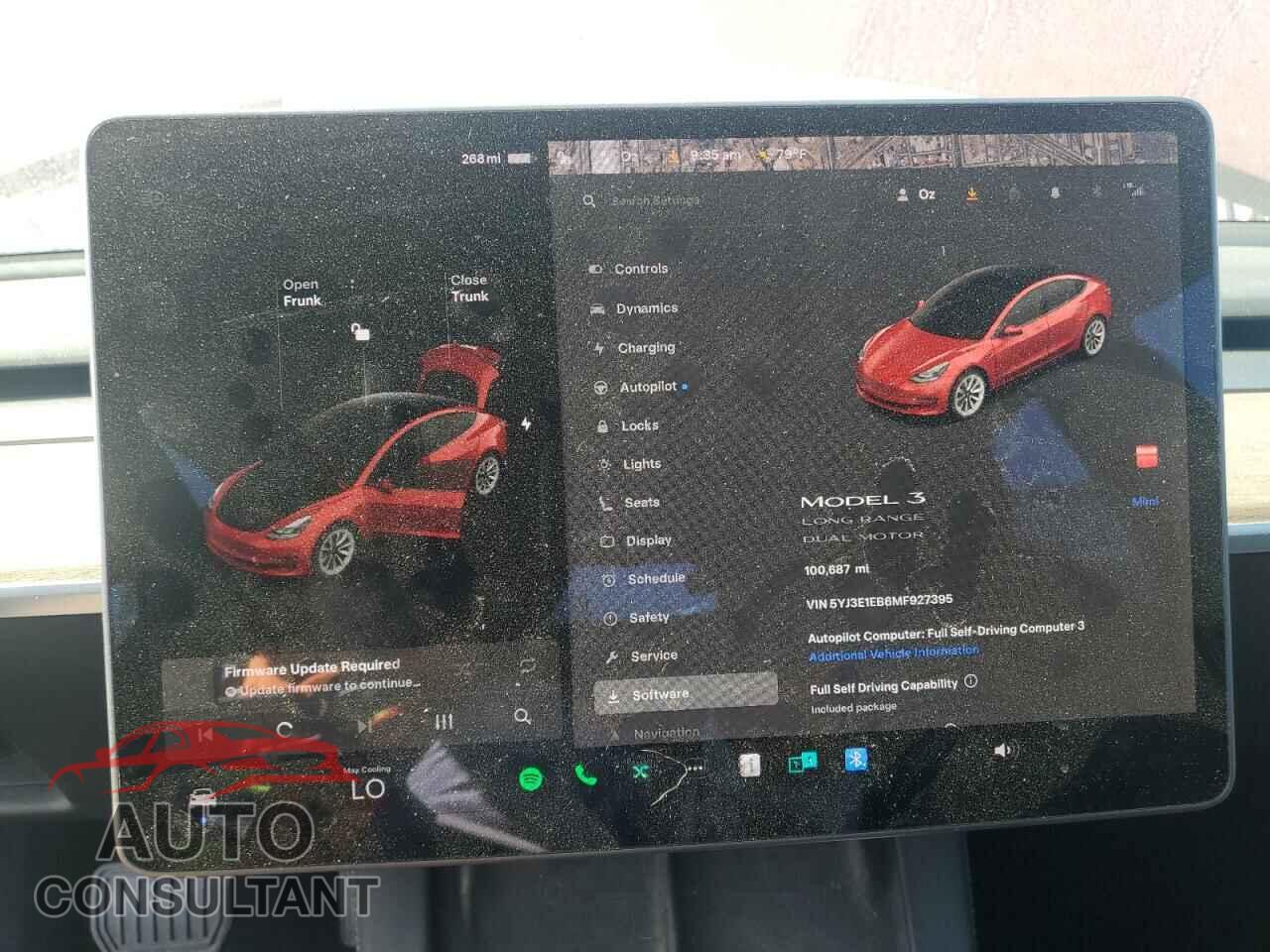 TESLA MODEL 3 2021 - 5YJ3E1EB6MF927395