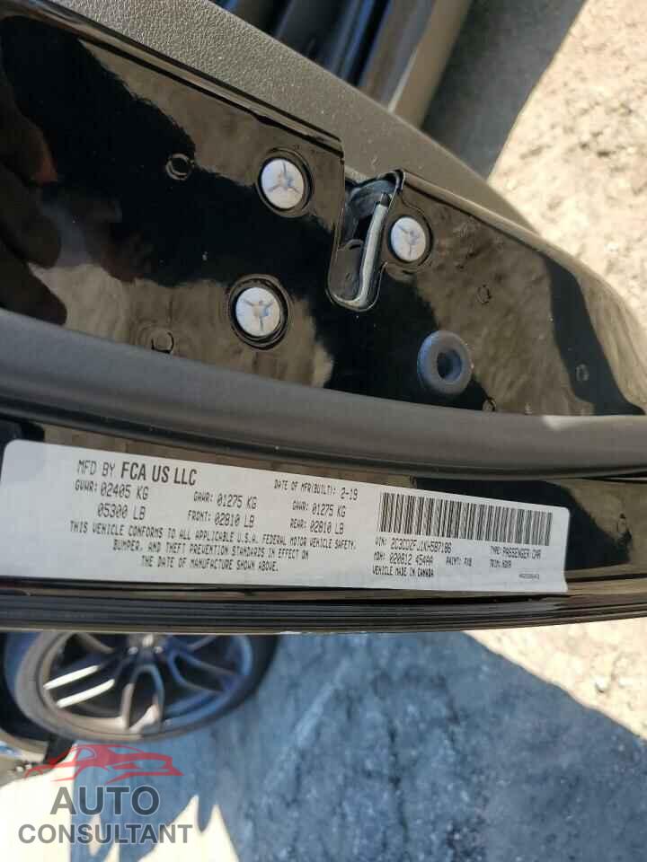 DODGE CHALLENGER 2019 - 2C3CDZFJ1KH587186