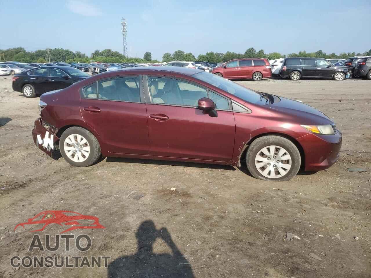 HONDA CIVIC 2012 - 19XFB2F54CE389630