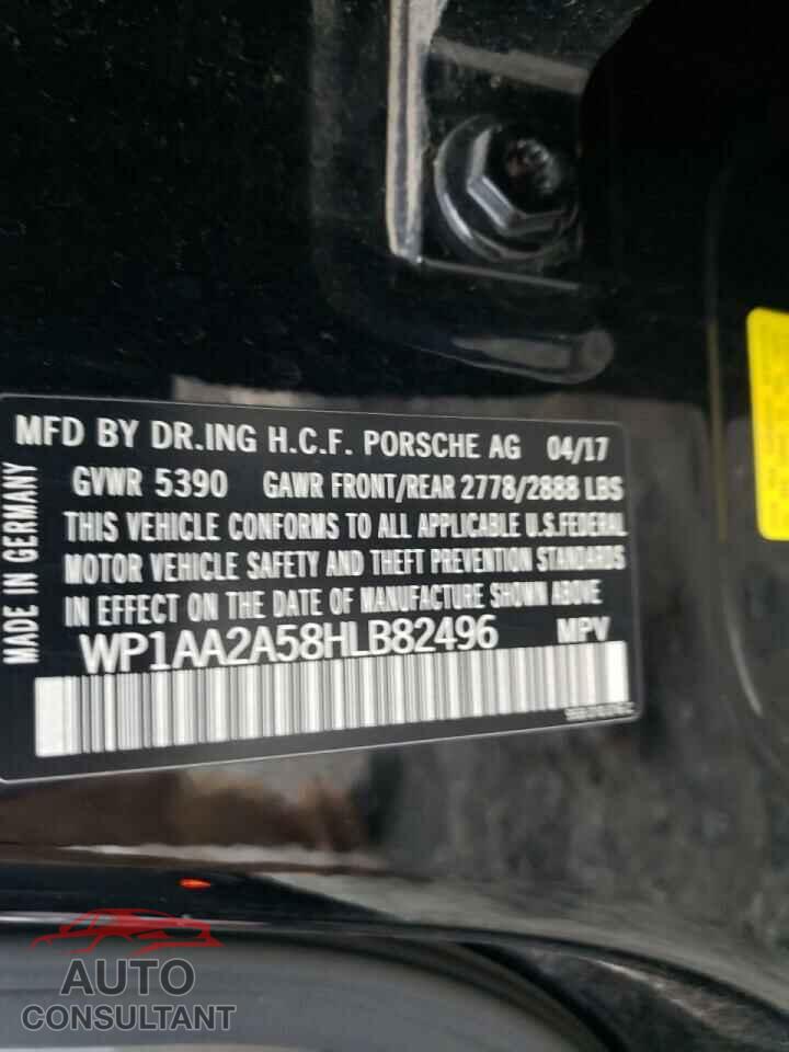 PORSCHE MACAN 2017 - WP1AA2A58HLB82496