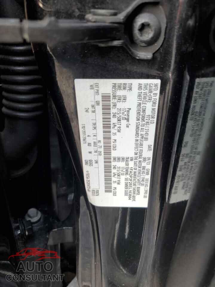FORD FOCUS 2014 - 1FADP3F26EL163884