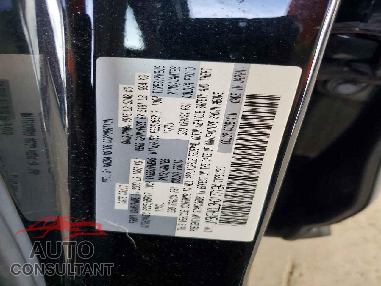 MAZDA CX-5 2017 - JM3KFACL3H0177194