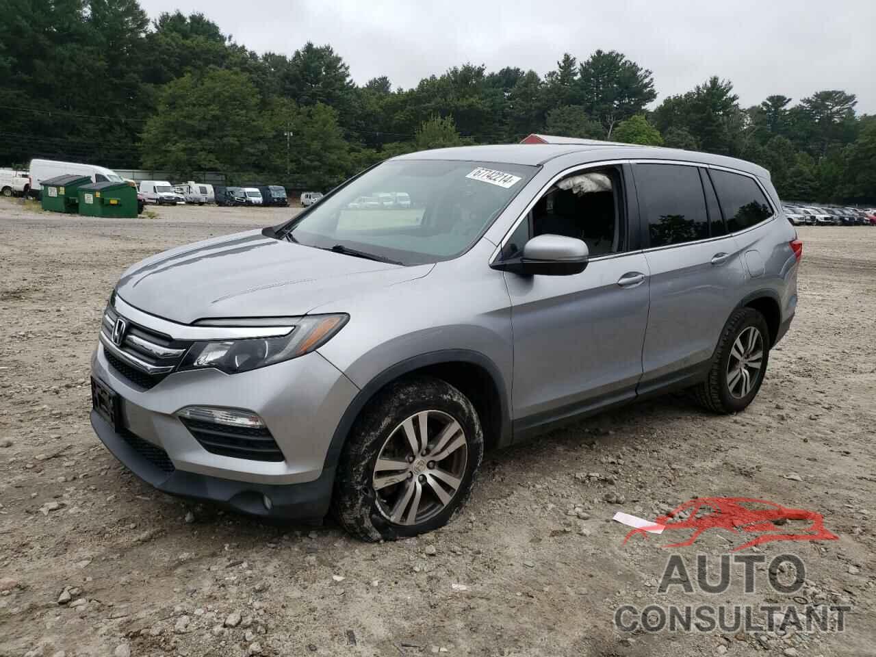 HONDA PILOT 2017 - 5FNYF6H39HB025222