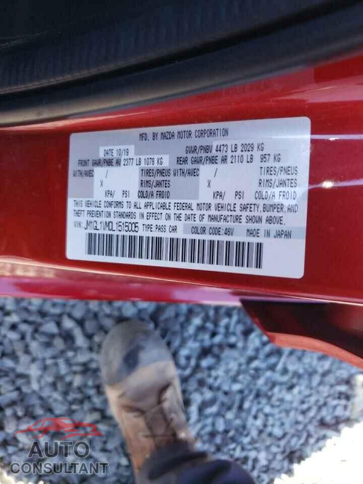 MAZDA 6 2020 - JM1GL1VM0L1515005