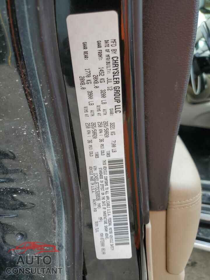 DODGE DURANGO 2013 - 1C4SDJET7DC528936