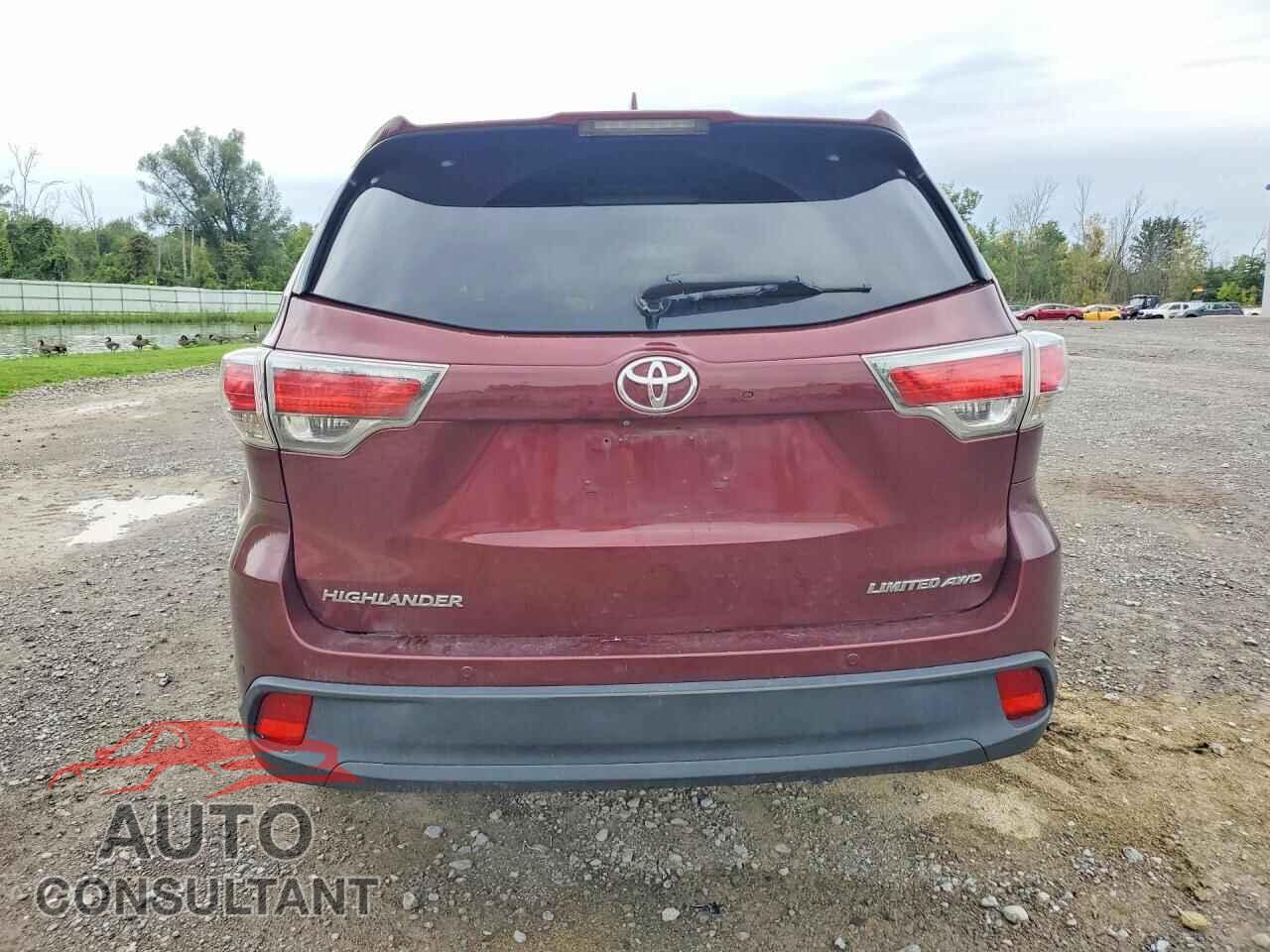 TOYOTA HIGHLANDER 2014 - 5TDDKRFH3ES007834