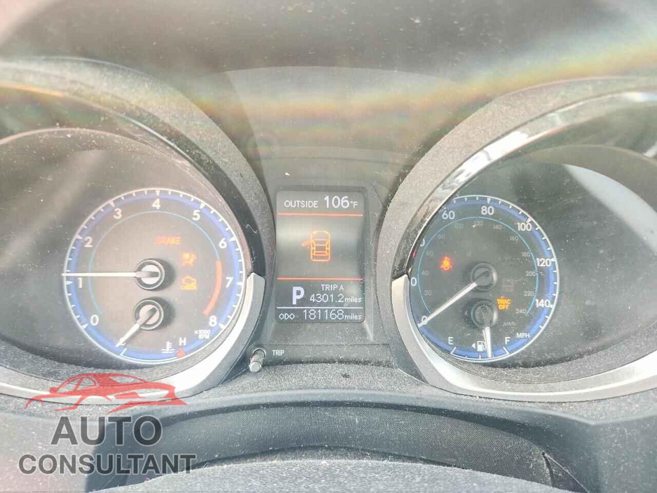 TOYOTA COROLLA 2014 - 5YFBURHE9EP145973