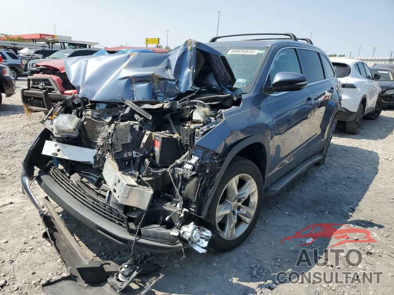 TOYOTA HIGHLANDER 2015 - 5TDYKRFH6FS072986