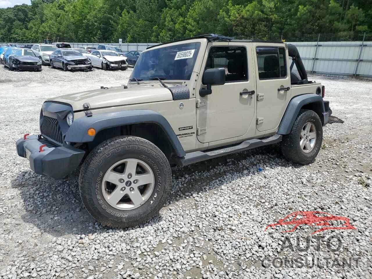 JEEP WRANGLER 2017 - 1C4BJWDG3HL570469