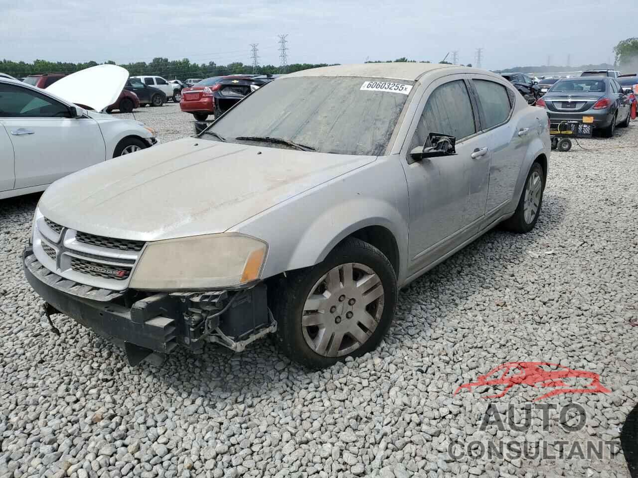 DODGE AVENGER 2012 - 1C3CDZAB3CN167566