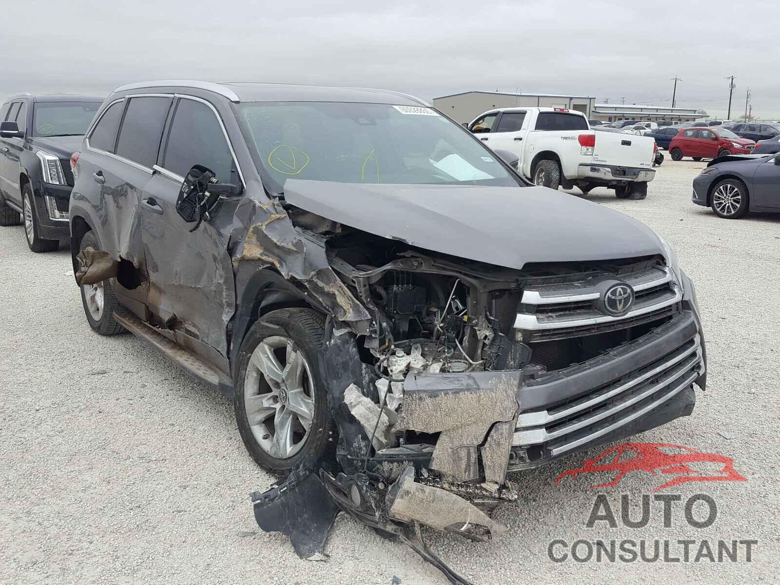 TOYOTA HIGHLANDER 2018 - 5TDYZRFH9JS272989