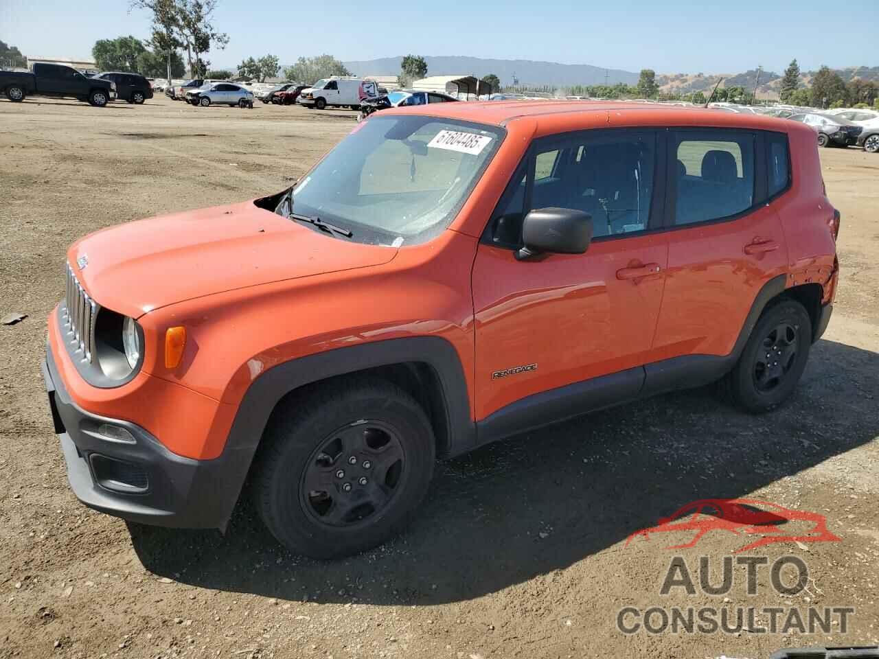 JEEP RENEGADE 2017 - ZACCJAAB0HPE79168