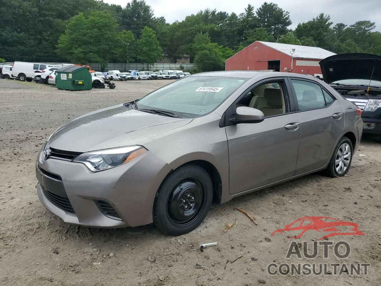 TOYOTA COROLLA 2015 - 2T1BURHE8FC316889