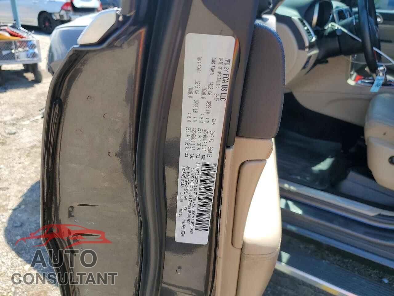 JEEP CHEROKEE 2017 - 1C4RJFBG3HC776781