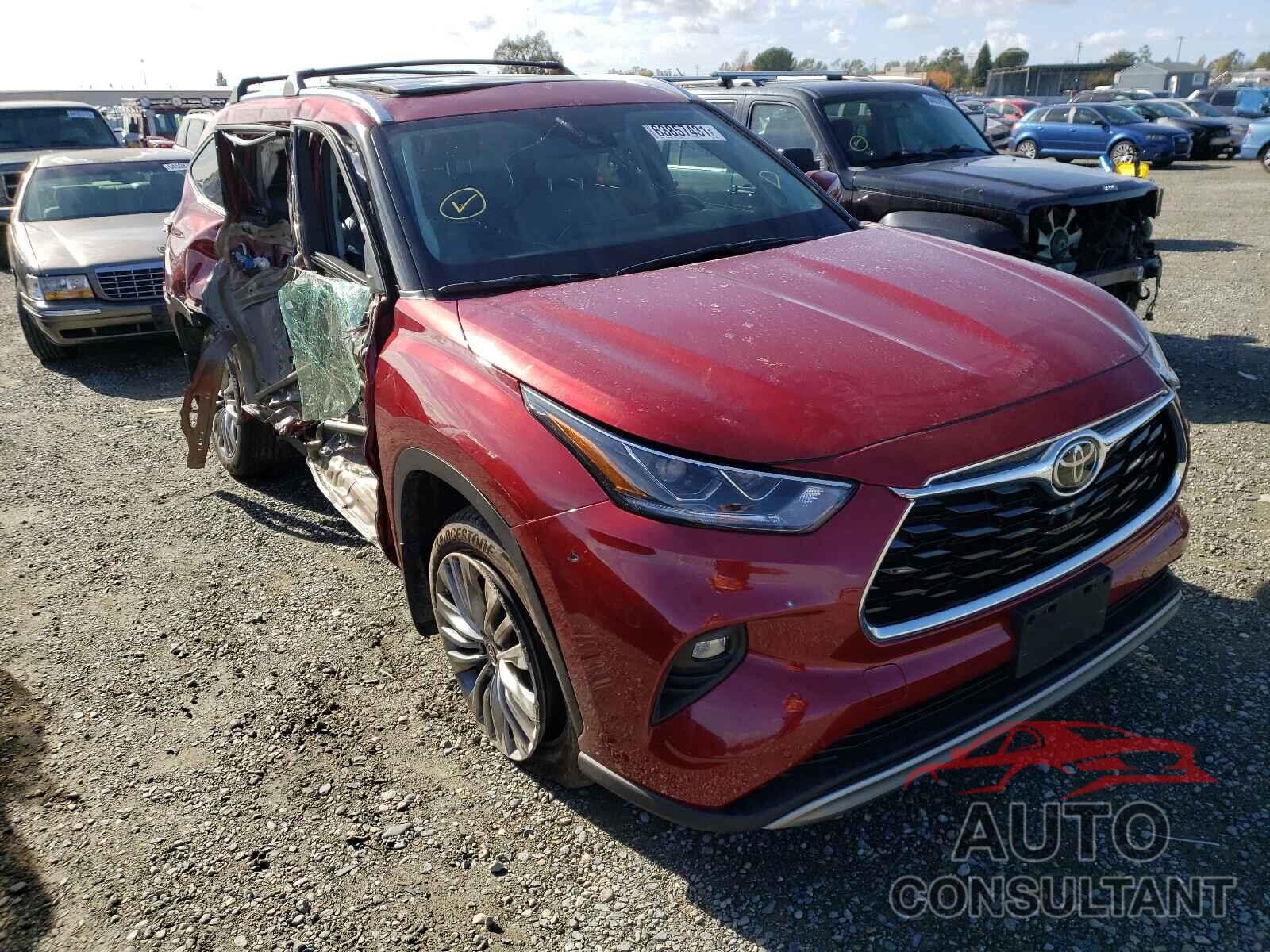 TOYOTA HIGHLANDER 2021 - 5TDFZRBH7MS062943