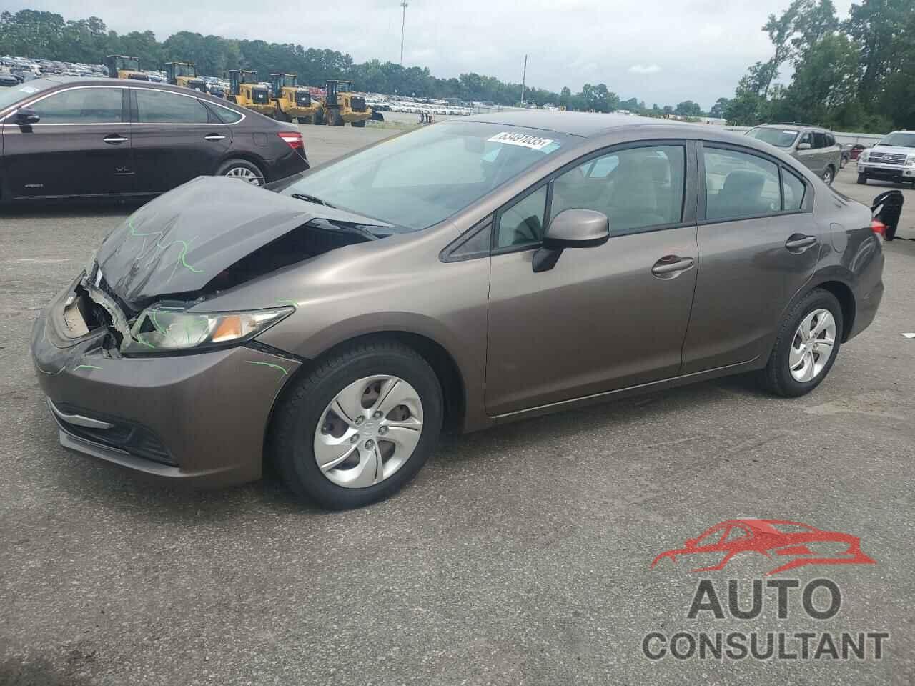 HONDA CIVIC 2013 - 2HGFB2F52DH509917