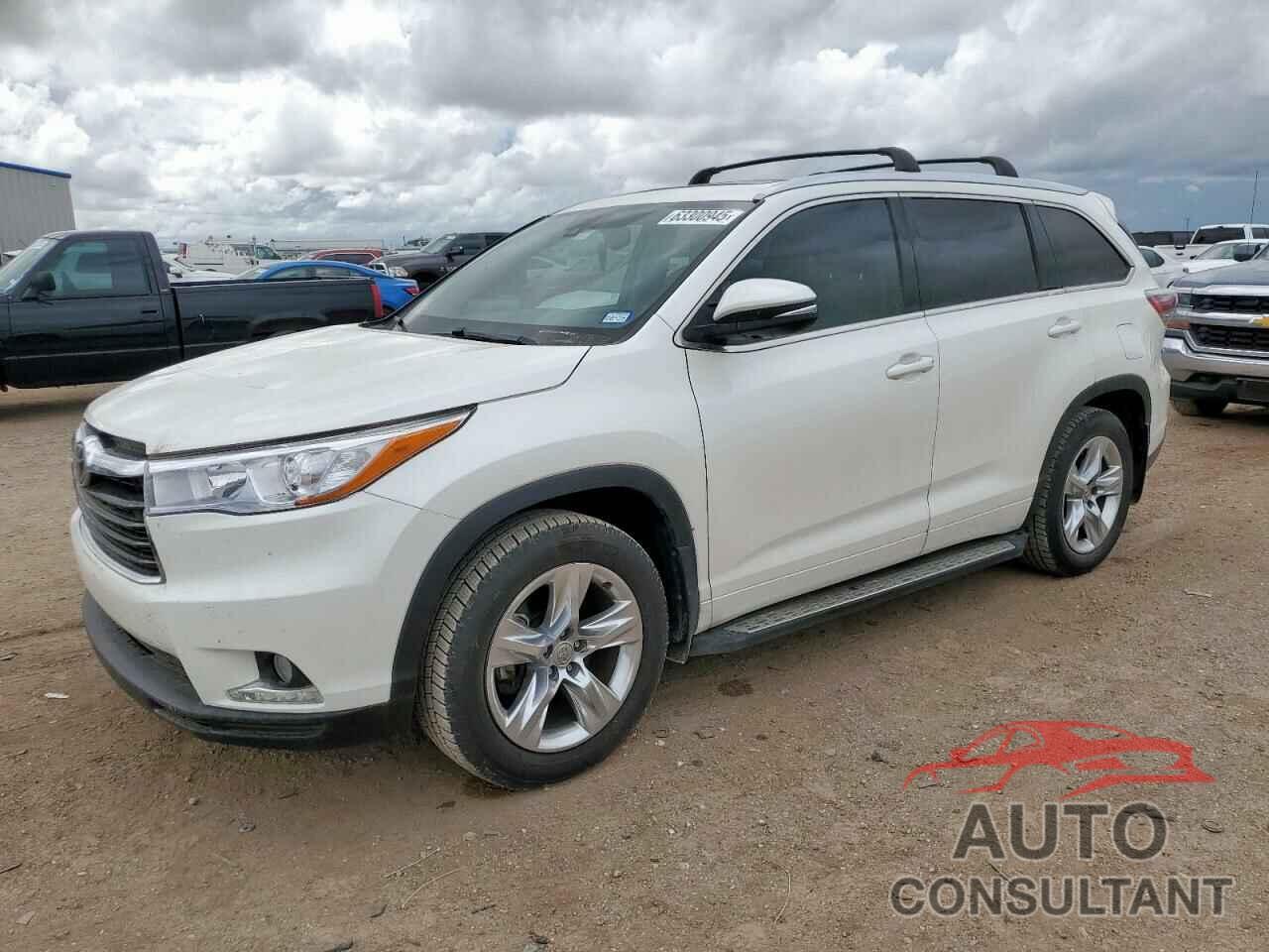 TOYOTA HIGHLANDER 2015 - 5TDDKRFH0FS076546
