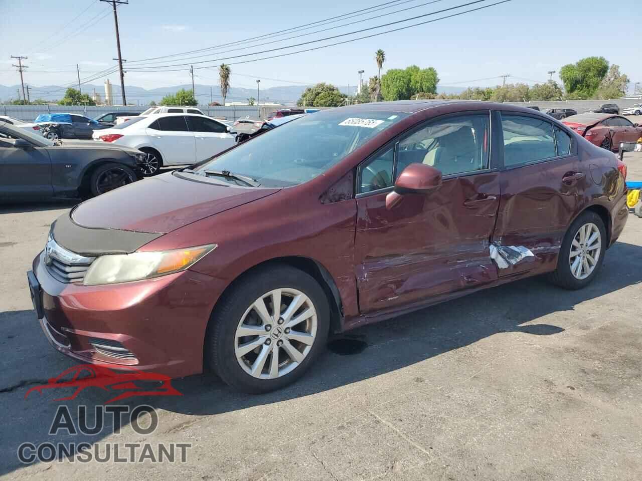 HONDA CIVIC 2012 - 19XFB2F88CE330588