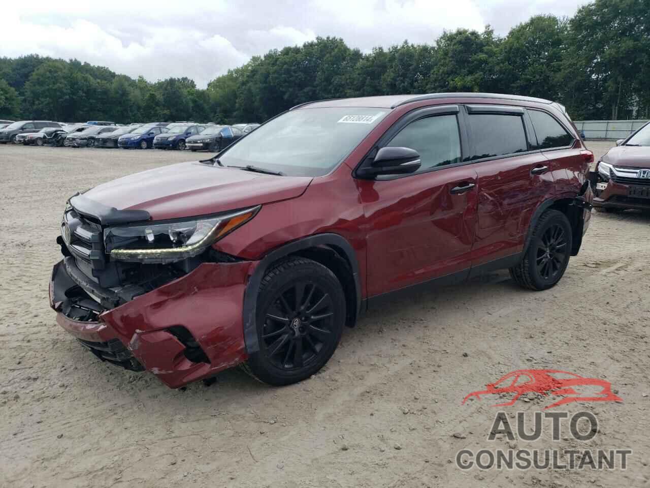 TOYOTA HIGHLANDER 2019 - 5TDJZRFH7KS960394