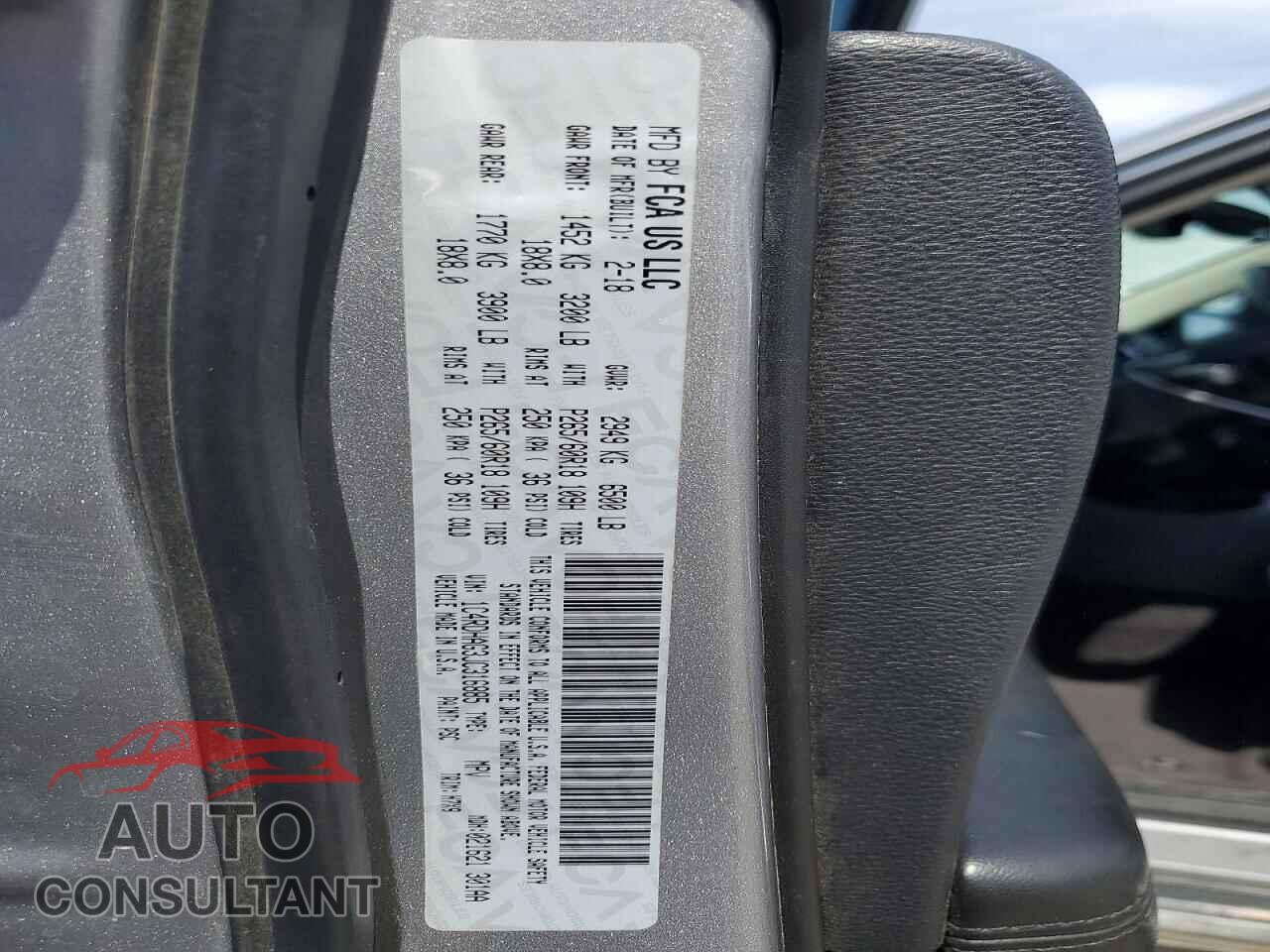 DODGE DURANGO 2018 - 1C4RDHAG3JC316885