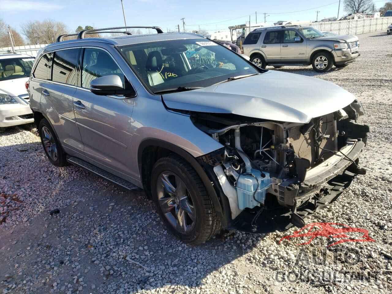 TOYOTA HIGHLANDER 2018 - 5TDDZRFHXJS809576
