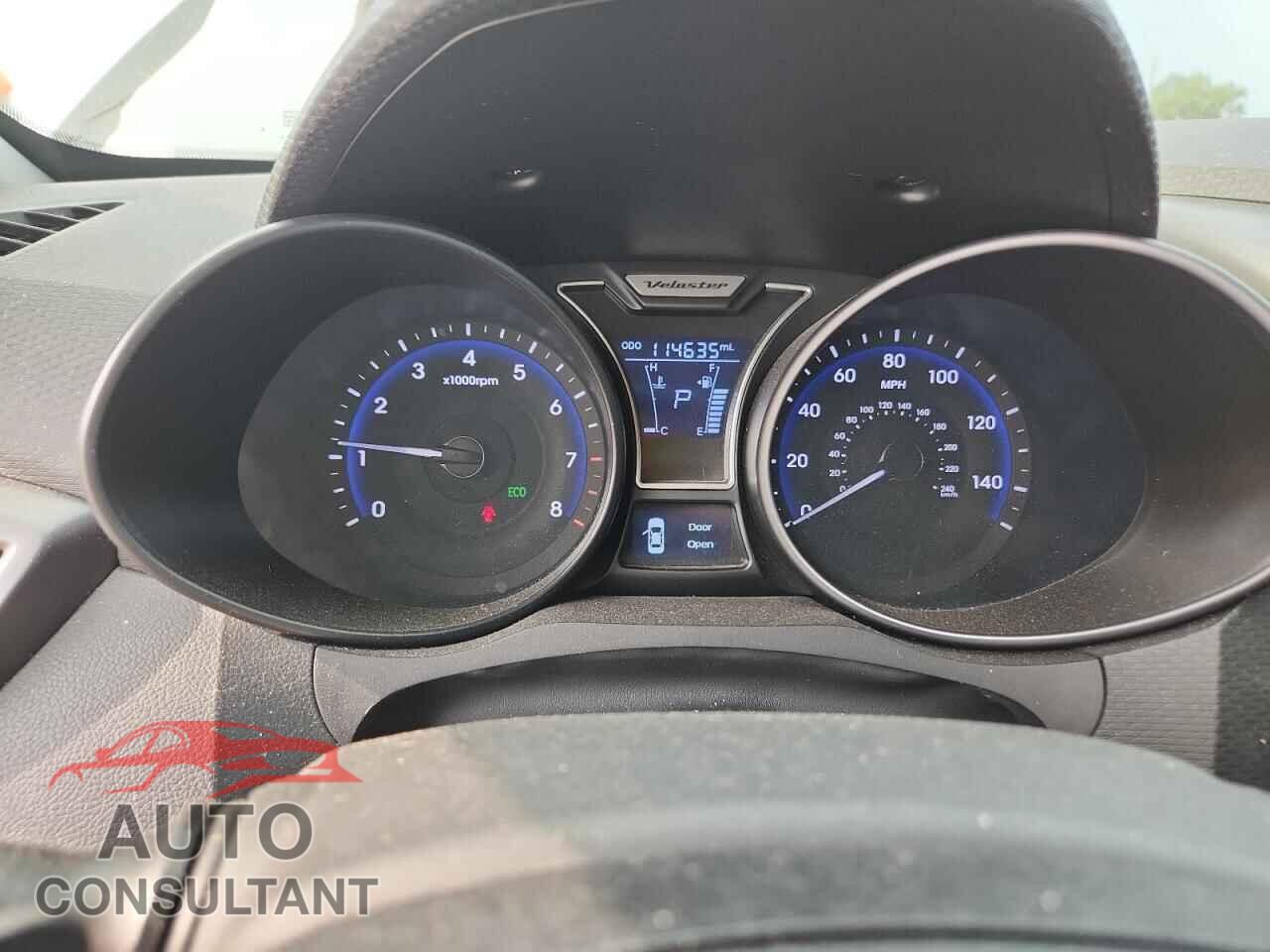 HYUNDAI VELOSTER 2013 - KMHTC6AE0DU158365