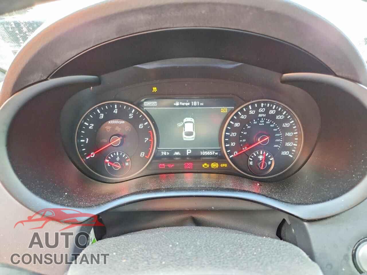 KIA STINGER 2019 - KNAE45LC0K6051508