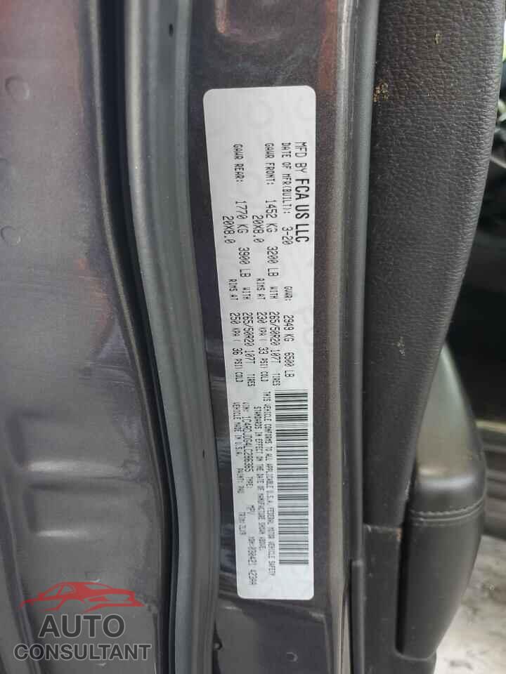 DODGE DURANGO 2020 - 1C4RDJDG4LC286365