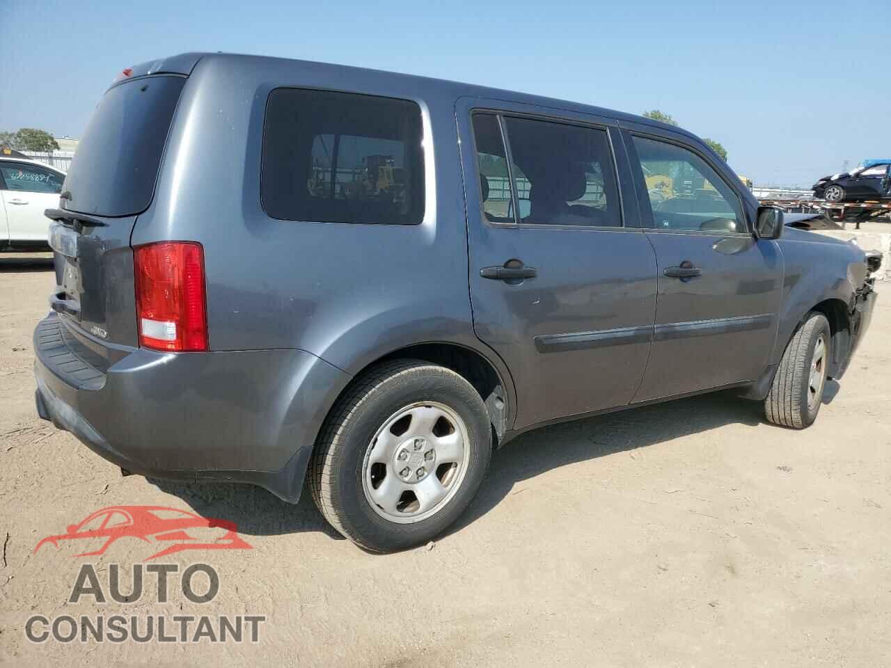 HONDA PILOT 2012 - 5FNYF4H21CB077657
