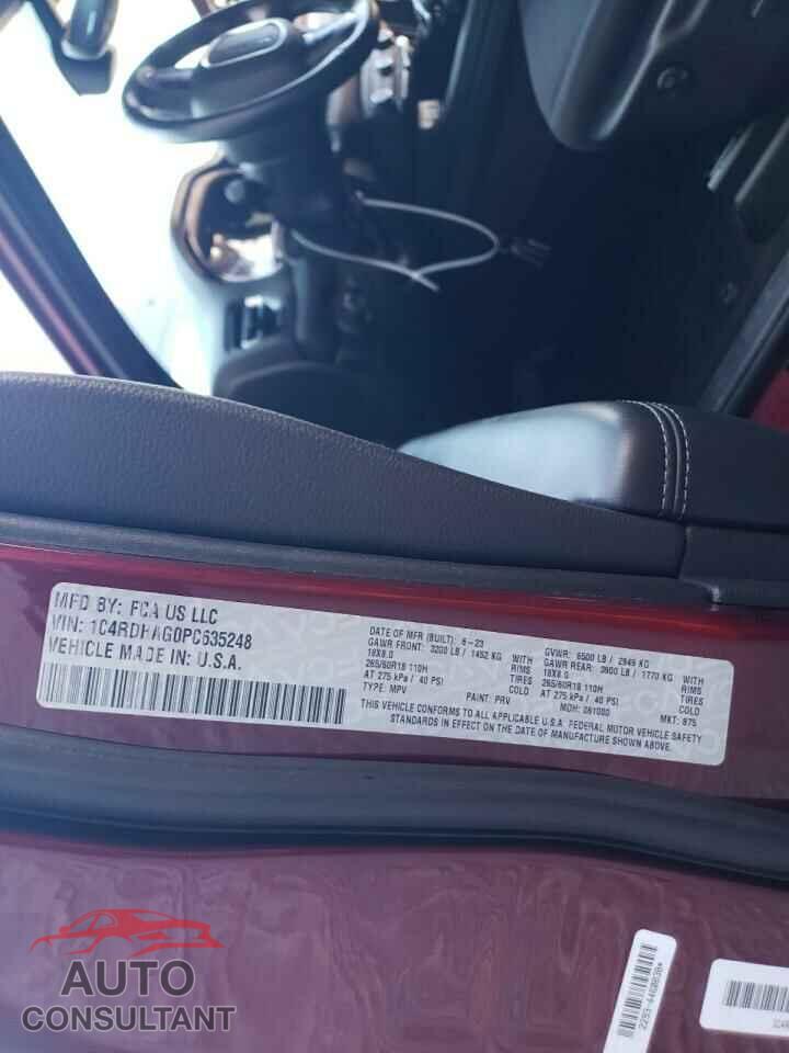 DODGE DURANGO 2023 - 1C4RDHAG0PC635248