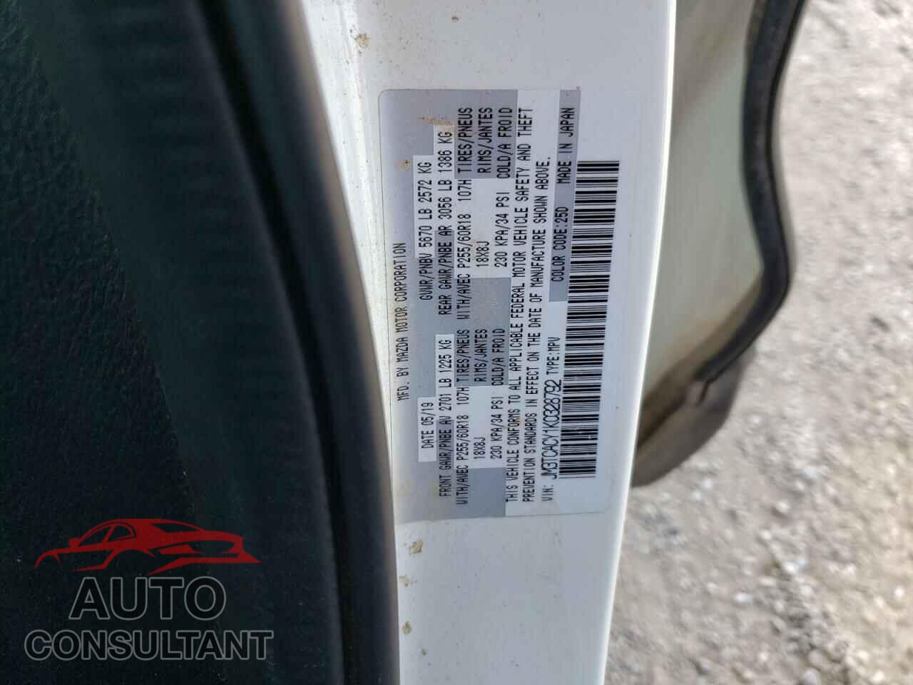 MAZDA CX-9 2019 - JM3TCACY1K0328792