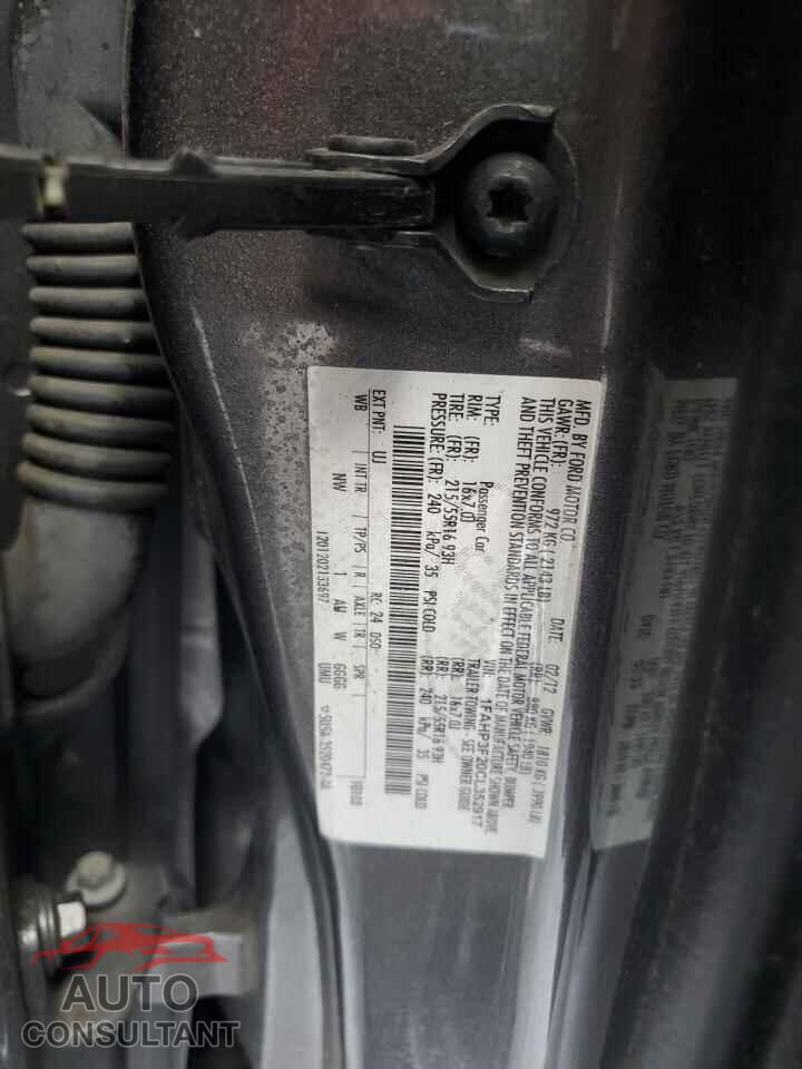 FORD FOCUS 2012 - 1FAHP3F20CL352917