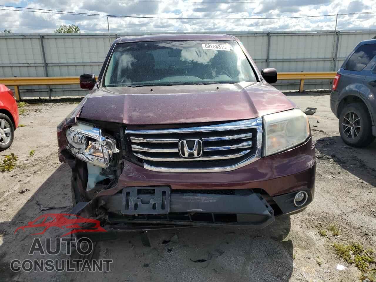 HONDA PILOT 2012 - 5FNYF4H63CB027720