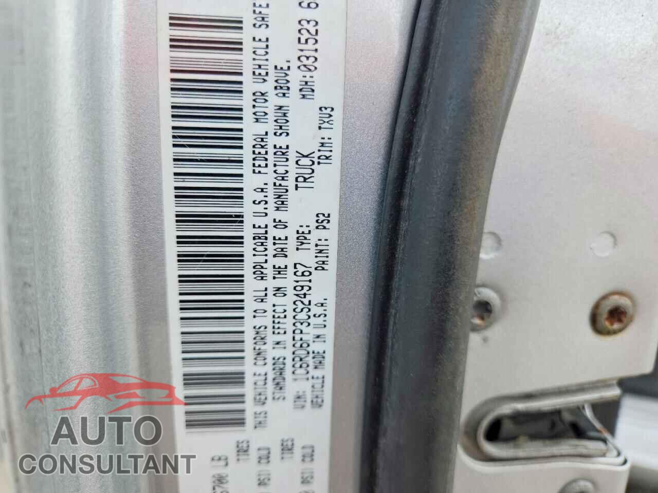 DODGE RAM 1500 2012 - 1C6RD6FP3CS249167