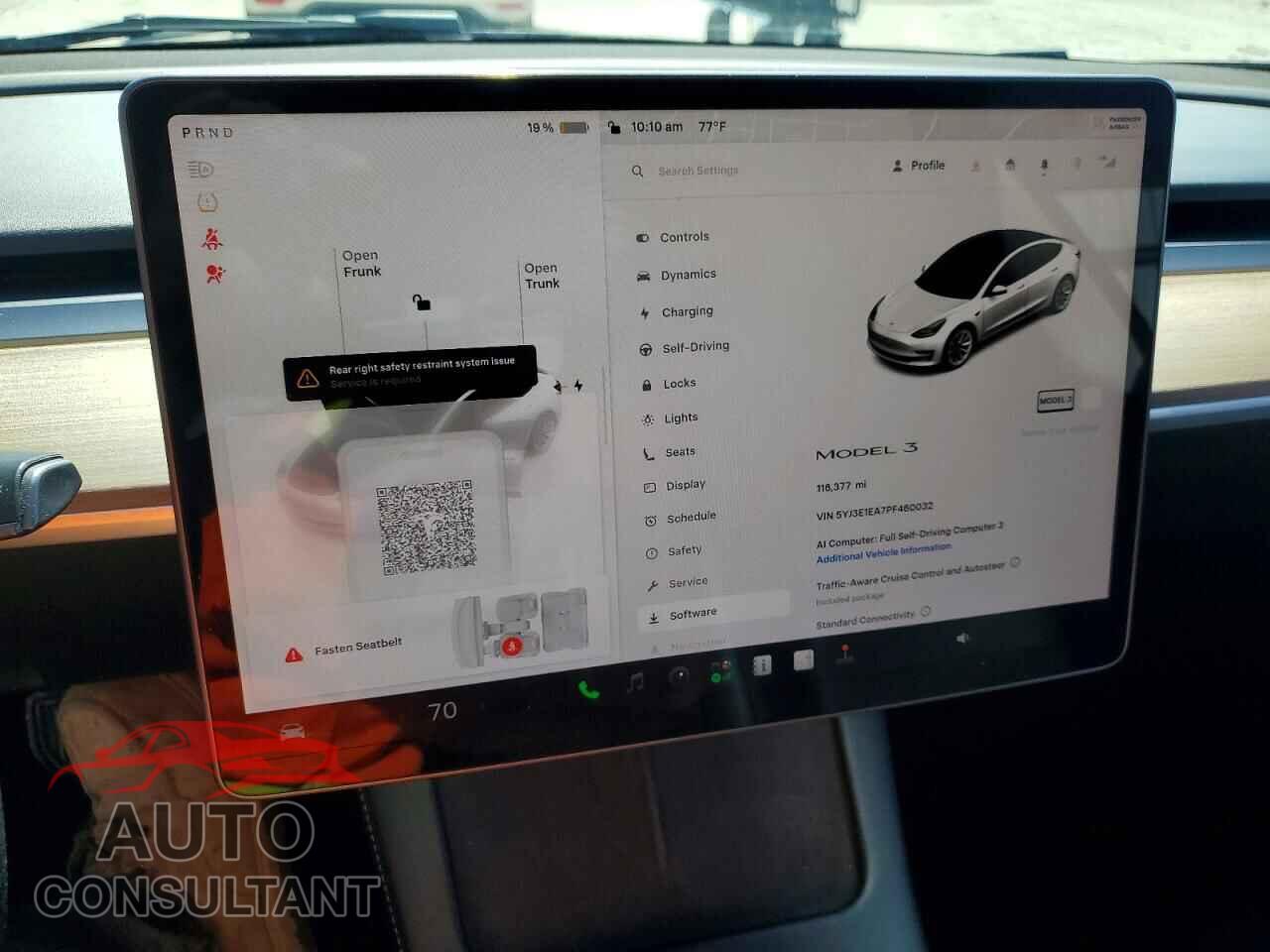 TESLA MODEL 3 2023 - 5YJ3E1EA7PF460032