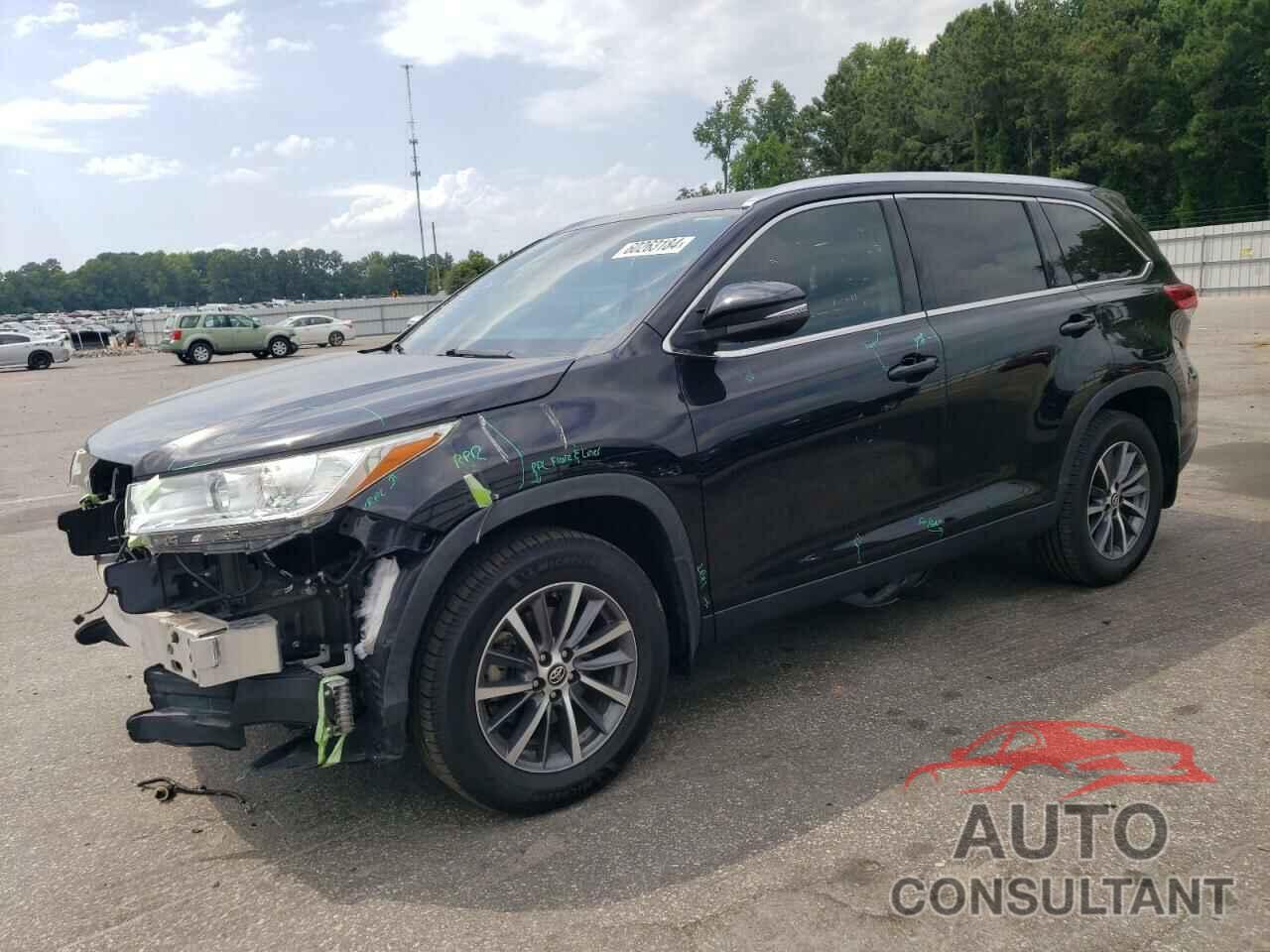 TOYOTA HIGHLANDER 2019 - 5TDJZRFH0KS589532