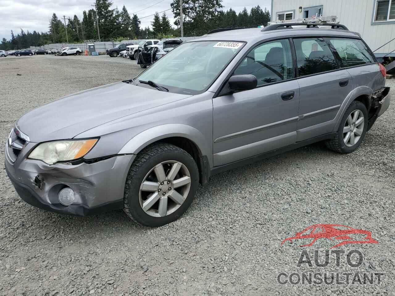 SUBARU OUTBACK 2009 - 4S4BP61C197312795