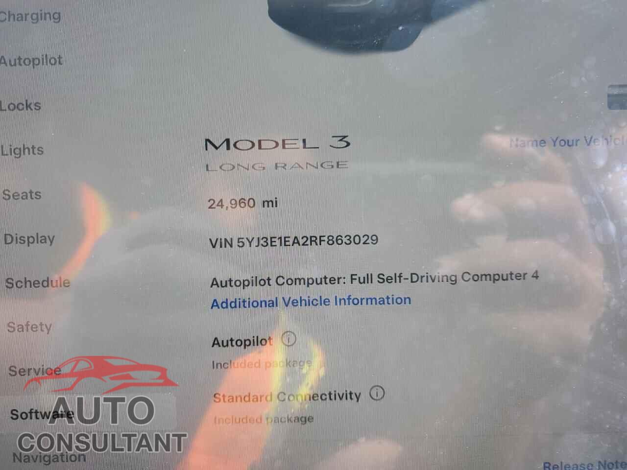 TESLA MODEL 3 2024 - 5YJ3E1EA2RF863029