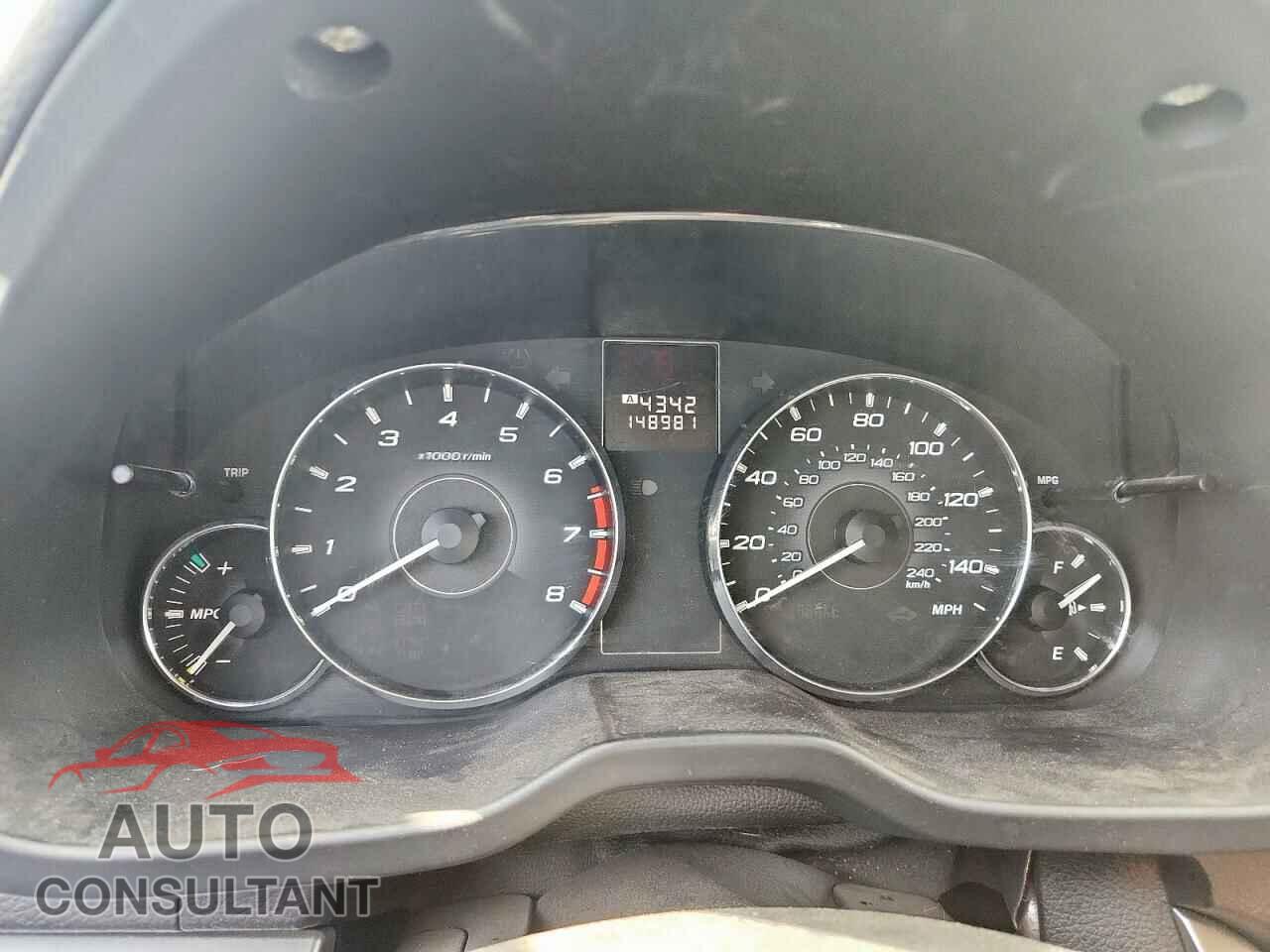 SUBARU OUTBACK 2012 - 4S4BRCCC8C3269724